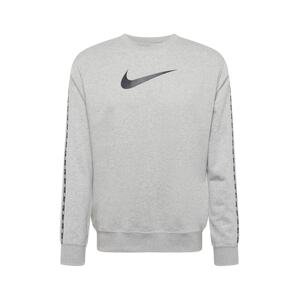 Nike Sportswear Mikina  tmavě šedá / černá