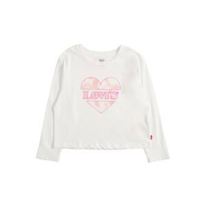 LEVI'S Tričko  pink / růžová / bílá