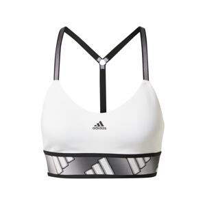 ADIDAS PERFORMANCE Sportovní podprsenka  bílá / černá