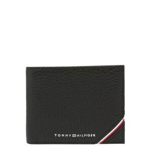 TOMMY HILFIGER Geldbörse  černá / bílá / červená