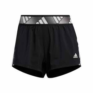 ADIDAS PERFORMANCE Sportovní kalhoty  černá / bílá