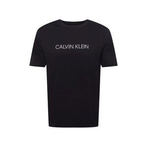 Calvin Klein Performance Funkční tričko  černá / bílá