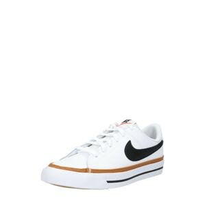 Nike Sportswear Tenisky 'Court Legacy'  bílá / černá / tmavě oranžová