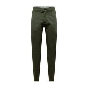 SELECTED HOMME Chino kalhoty 'BUCKLEY'  tmavě zelená
