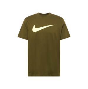 Nike Sportswear Tričko  olivová / pastelově žlutá