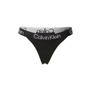 Calvin Klein Underwear Tanga  černá / bílá