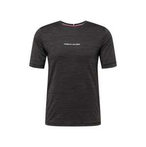 Tommy Sport Funkční tričko  tmavě šedá / bílá / červená / námořnická modř
