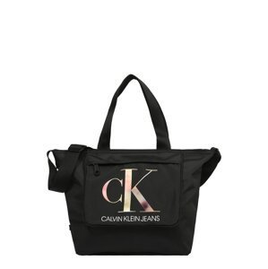 Calvin Klein Jeans Nákupní taška  černá / bílá / mix barev