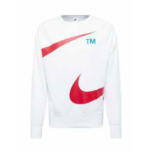 Nike Sportswear Mikina  nebeská modř / červená / bílá
