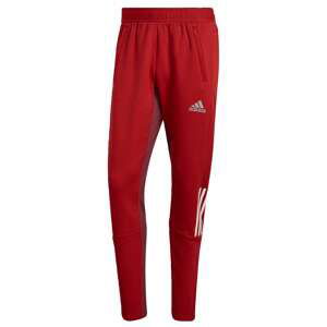 ADIDAS PERFORMANCE Sportovní kalhoty  červená / bílá