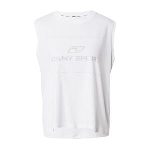 DKNY Performance Top 'RHINESTONE'  bílá / stříbrně šedá