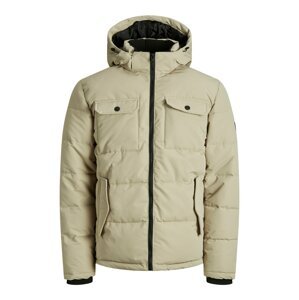 JACK & JONES Jacke 'Ronald'  černá / béžová