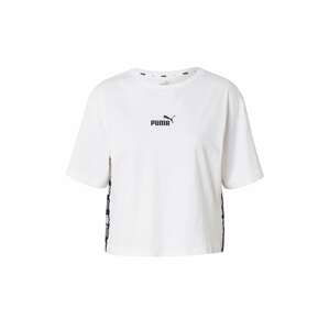 PUMA Funkční tričko 'Power'  bílá / černá