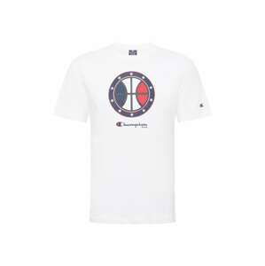 Champion Authentic Athletic Apparel Tričko 'Off Court'  bílá / námořnická modř / červená