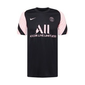 NIKE Funkční tričko 'Paris Saint-Germain Strike Away'  černá / růžová