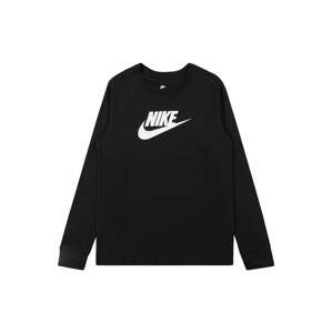 Nike Sportswear Tričko  černá / bílá