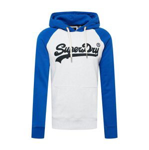 Superdry Mikina  modrá / světle šedá / černá