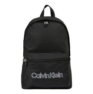 Calvin Klein Batoh  černá / bílá