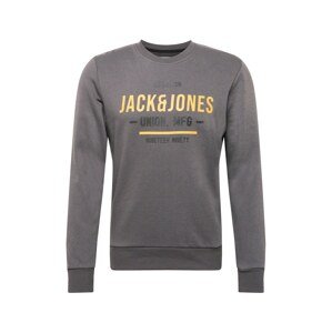 JACK & JONES Mikina 'HERRO'  kámen / zlatě žlutá