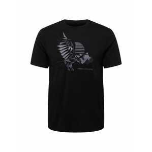 ARMANI EXCHANGE T-Shirt  černá / režná / kámen