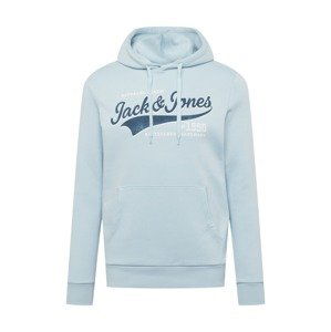 JACK & JONES Mikina  opálová / tmavě modrá / bílá