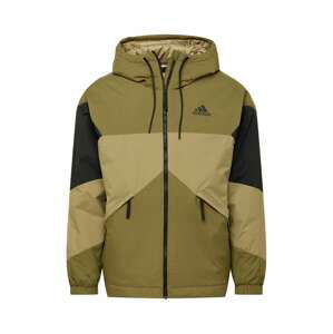 ADIDAS PERFORMANCE Outdoorová bunda 'Back to Sport'  khaki / olivová / černá