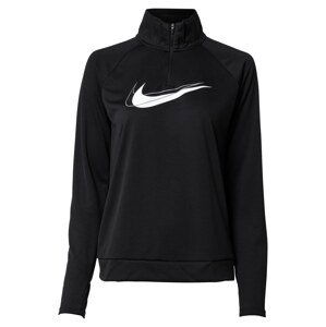 NIKE Sportovní mikina  černá / bílá / šedá