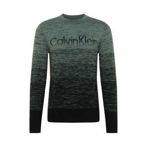 Calvin Klein Pullover  černá / pastelově zelená