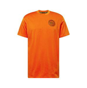 UNDER ARMOUR Funkční tričko  tmavě oranžová / černá