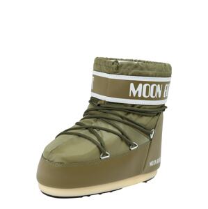 MOON BOOT Sněhule  khaki / bílá / olivová