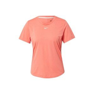NIKE Funkční tričko  oranžová / bílá