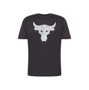 UNDER ARMOUR Funkční tričko 'Rock Brahma Bull'  černá / bílá