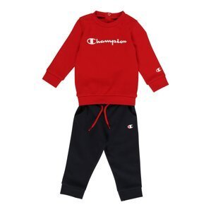 Champion Authentic Athletic Apparel Joggingová souprava  červená / bílá / černá