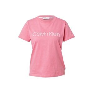 Calvin Klein Tričko  pink / bílá