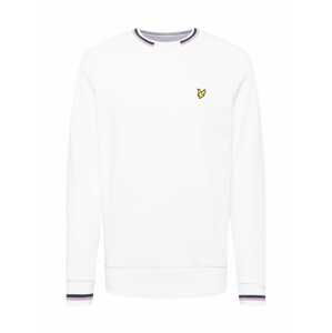 Lyle & Scott Mikina  bílá / světle fialová / žlutá / švestková