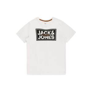 Jack & Jones Junior Tričko  bílá / černá