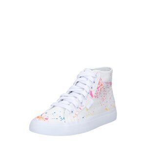 DC Shoes Sneaker 'MANUAL'  bílá / pink / oranžová / modrá