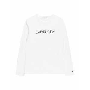 Calvin Klein Jeans Tričko  černá / bílá