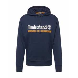 TIMBERLAND Mikina  safírová / bílá / světle hnědá