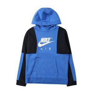 Nike Sportswear Mikina  modrá / bílá / námořnická modř