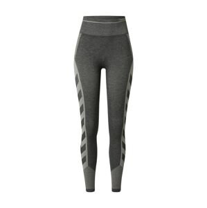 Hummel Sportovní kalhoty 'Vera'  šedý melír / tmavě šedá