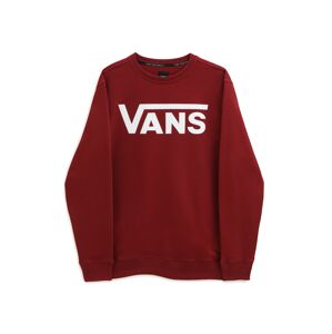 VANS Mikina 'CLASSIC CREW II'  bílá / krvavě červená