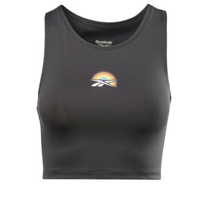 Reebok Sport Sportovní top 'Pride'  tyrkysová / koňaková / černá / bílá