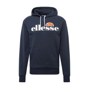 ELLESSE Mikina  tmavě modrá / bílá / oranžová / červená