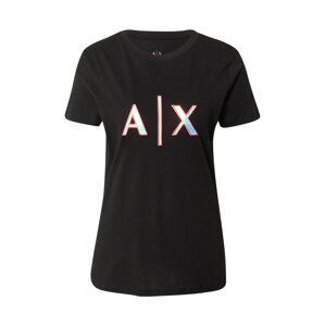 ARMANI EXCHANGE Tričko  černá / bílá