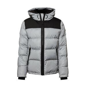DKNY Zimní bunda  stříbrná / černá