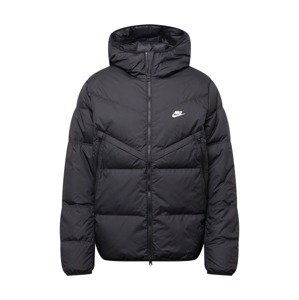 Nike Sportswear Zimní bunda  černá / bílá