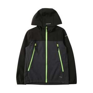 ICEPEAK Outdoorová bunda  antracitová / svítivě zelená / bílá / černá