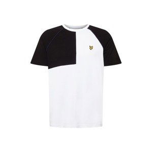 Lyle & Scott Tričko  bílá / černá