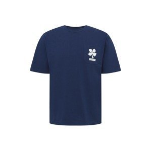 SCOTCH & SODA Tričko  námořnická modř / ohnivá červená / bílá